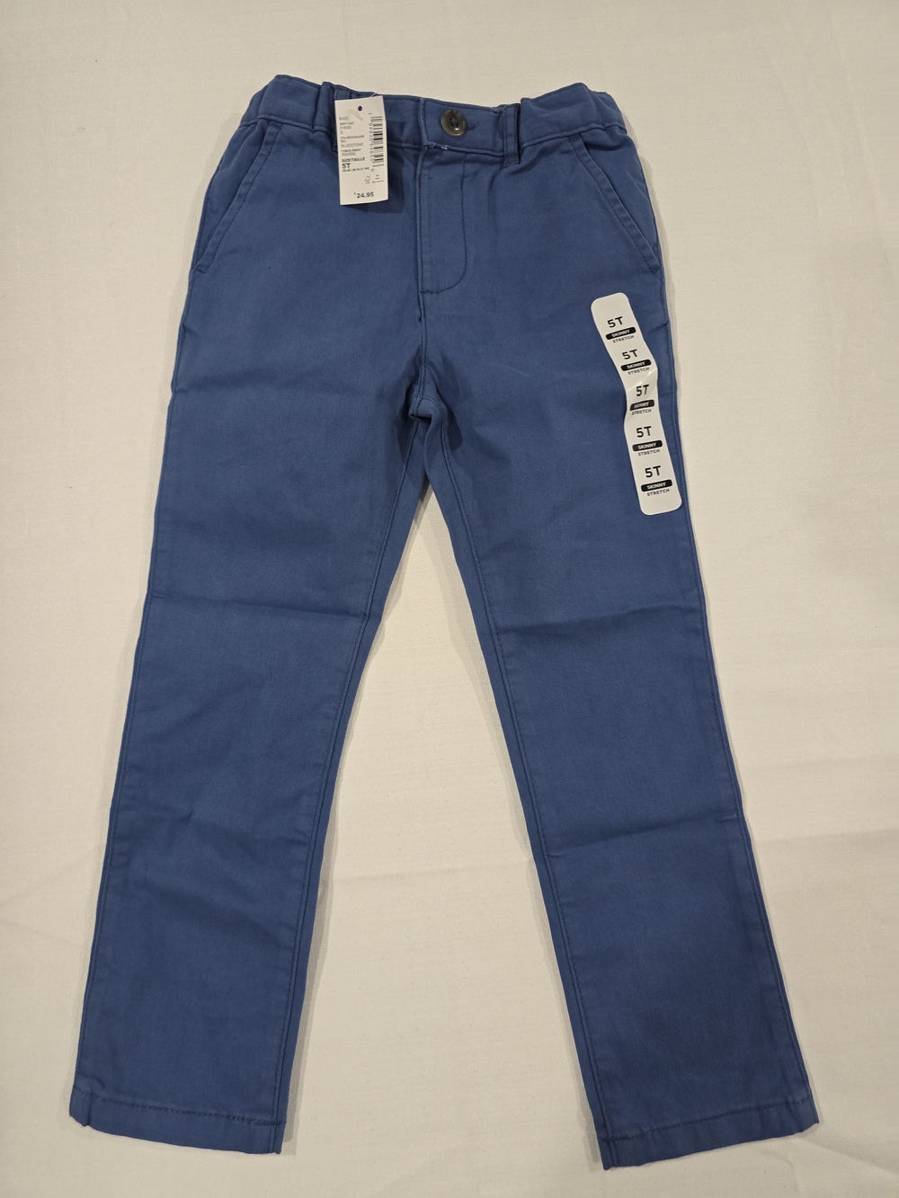 The Children's Place Boys Classic Straight-Leg Chino Pants - Slim 5T-  Blue